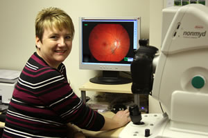 Sarah Gibson, Wincanton optometrist
